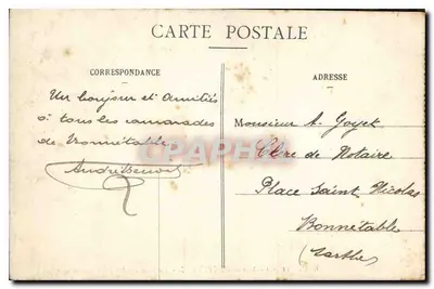 Zamek Compiègne — Sala Festiwna — E.D. - L.E. — Rewers
