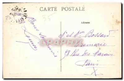 Rennes (Il-et-V.) — De Serres van het Plantentuin — onbekende uitgever, serie-nummer 69 — Achterkant