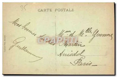 Rennes - Plac Krzyża Misji i Stacja Tramwajowa — Stara pocztówka Ancien placis Conan — Laurent-Nel, Rennes, n°4467 — Rewers