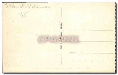 Dinard — Promenada Sojuszu i Wyspa Moulinet — Gravat-Bazar, n°50 — Rewers
