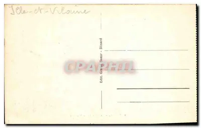 Dinard - La Cale de la Vicomté — wydawca: Grand Bazar Dinard, n°4 — Rewers