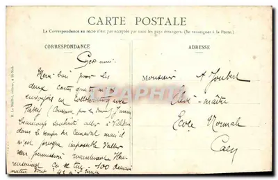 Le Bois du Lupin — Environs de ROTHENEUF — Editor Le Maître, n°7.B — Verso