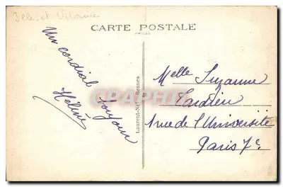 Côte d'Émeraude - Le Décoîlé - Trou du Chat — Saint-Lunaire — wydawca Laurent-Néel, nr 1687 — Rewers