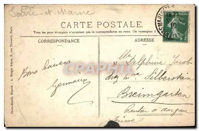 Marlotte - Le Murgér — Plateau de la Mare aux Fées — Passegué, fryzjer — Rewers