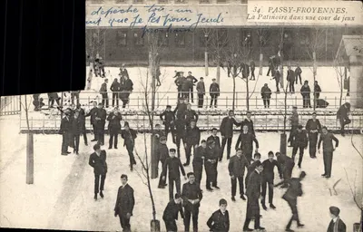 Passy-Froyennes — A Patinoire em uma cour de jeux — Editor não identificado, n° 34