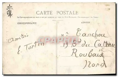 O Nançon no Castelo de Fougères — Col. E. Hamonic, St-B. — Verso