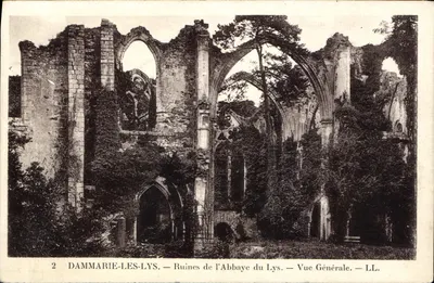 Dammarié-les-Lys — Ruínas da Abadia do Lys — Vista Geral — LL.
