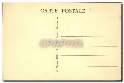 Cancale (Ille-et-Vilaine) — A Baía do Monte Santo Michel — J. Nozans, Nantes — Verso