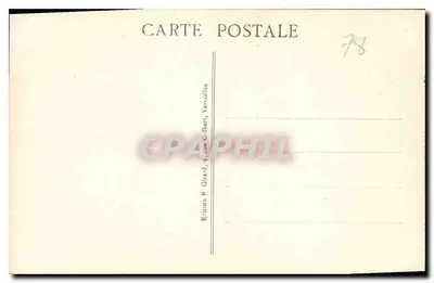 Versailles - Le Bassin de Latone et le Tapis Vert — Édition P. Girard, 9, rue Gilbert, Versailles — Verso