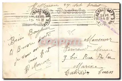 Rennes — Le Palais du Commerce — Éditeur : Mars Rousseau, Rennes — Rewers