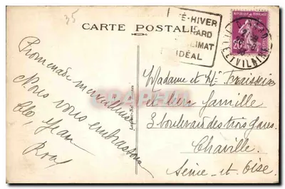 Dinard — Kąt Palmeraie, Promenada Clair de Lune — Wybrzeże Emeraude — Rewers