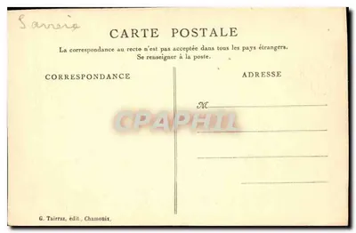 Chamonix. Zielona Aiguille i Aiguille du Druz — Cl. G.-L. Arlaud — Rewers
