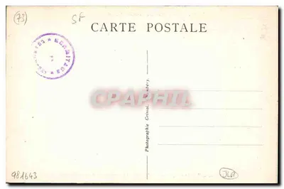 Les Charmettes — Pokój sypialny pani de Warens — La Savoie Touristique — Rewers