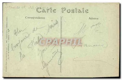 La Ferté-sous-Jouarre — Una vista del Petit-Morin — Edición CCO, Seine-et-Marne — Reverso