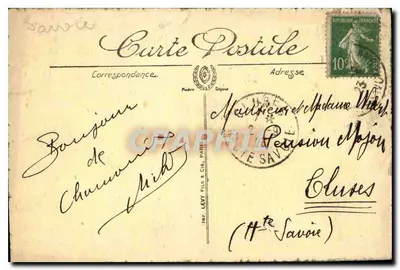 Glaciere dei Bossons — Vista su Chamonix — Mt. Aug. Goulet — n°16 — Verso