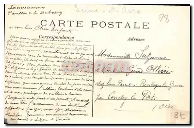 Louveciennes - Pavilhão da Senhora du Barry - O Salão — Verso