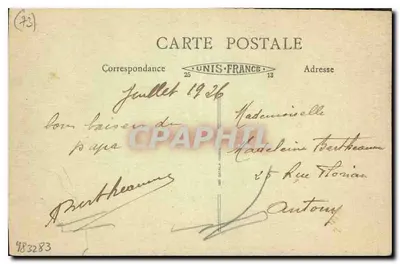 Abbaye de Hautecombe — La Savoie — editor s. F. P. « Lue » n° 619 — Reverso