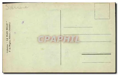 Wodospad Świętego Benoita — okolice Modane — kolekcja 'La Plus Belle' Migieu, Chambéry — Rewers