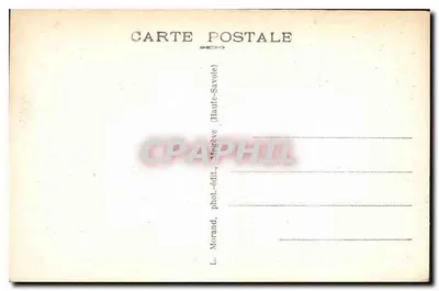 Rodovia das Alpes Nice-Evian, da Glettaz ao Col dos Aravis — 960 — L. Morand, Megève (Haute-Savoie) — Verso