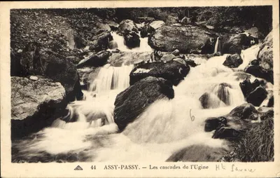 Assy-Passy — As cascata da Ugine — H. Savoue