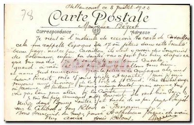 Versailles — Panorama zamku i ogrodów — A.P. — Deloard — Rewers