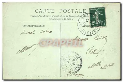 Dinard — La Vicomté — Widok z Rond-Point des Buttes, Rance, Rocber de Bizeux i Saint-Servan — LL — Rewers
