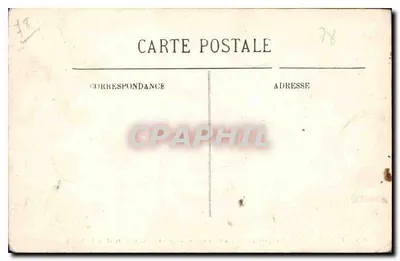 Versailles — Algemene uitzicht van boven op het Kasteel, het Park en de Stad — LL — Achterkant