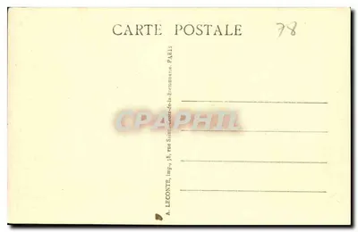 Versajles - Zamek - Front budynku - A. L. — Rewers