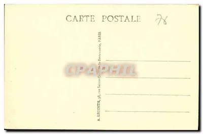 Palácio de VERSAILLES — Fachada para os Jardins e o Parterre d'água — A. L. — Verso
