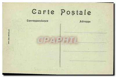 Pałac w Versailles — Cour de Marbre — Wydawnictwo E. D. 1903, nr 450 — Rewers