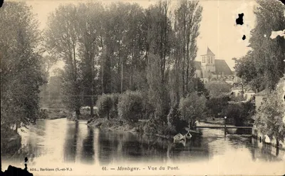 Montigny — Vista do Ponte — édit., Barbizon (S.-et-M.)