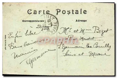 Versailles — Parco del Piccolo Trianon — La Latteria e Casa della Regina — LL — Verso