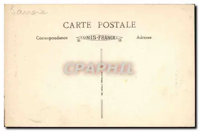 Aix-les-Bains — O Parque e a Roche do Rei — Éd. N. Arnaud, Aix-les-Bains — N.° 176 — Verso