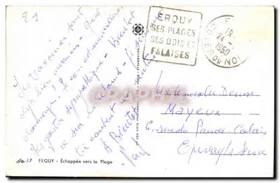 Erquy — Vista hacia la playa — 17 — Reverso