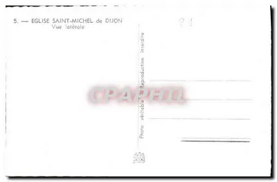 Kościół św. Michała w Dijonie — Widok boczny — Rewers