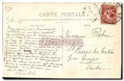 Dijon — Katedra Najświętszej Maryi Panny — R. C. (R. C. Dijon) — Rewers