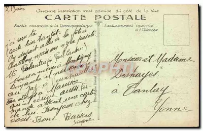 Chatillon-sur-Seine — źródło rzeki Douix — Phototype Daniel Mirecourt n°21 — Rewers