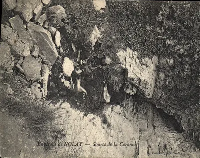 Environs de NOLAY — Source de la Cozanne — Boultéault édit Nolay