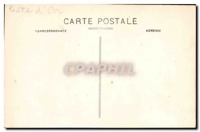 Widok miasta Saulieu — na drodze do Morveau — wydawca Duciel, Saulieu — Rewers
