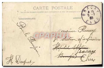 Dijon - Square de la Place Darcy — L. V., wydawca, nr 40 — Rewers