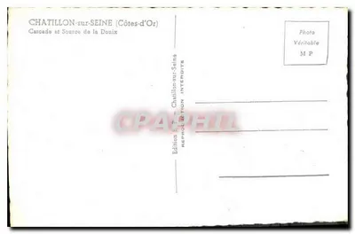 Chatillon-sur-Seine (Côtes-d'Or) — Cascada y Fuente de la Douix — Edición B.P. - Chatillon-sur-Seine — Reverso