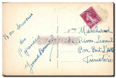 Col de Port (1249 m) — Trasa z Tarascon do Saint-Girons — Zagięcia po stronie Saurat — Toulouse, wydawca LF — Rewers