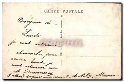 Lourdes — Zamek-Fort — P.D. n°6 — Rewers
