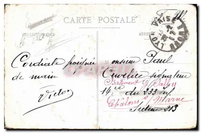 Lourdes — Zamek — Pireneje, wydawca L.S. nr 6 — Rewers