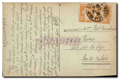 Os Pirineus — Vale de Argelès — Sireygeol, editor, Limoges-Lourdes — Verso