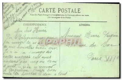 Lourdes — Widok na rzekę Gave z jaskini — LL. — n° 211 — Rewers