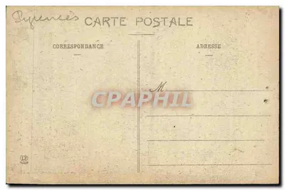 A Virgem Coroada em Lourdes — Les Hautes-Pyrénées — editada por L. F. em Lourdes — Verso