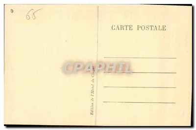 Gavarnie — Le Gave et le Cirque — Les Pyrénées — Édition de l'Hotel du Châtel — Rewers