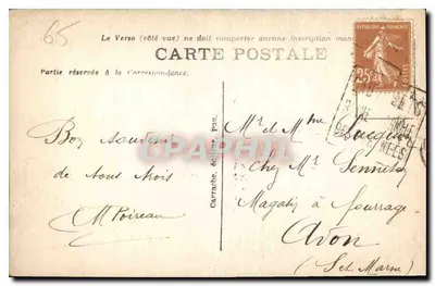 Cascades Pont d'Espagne — Cauterets — C.C. -6, wydawca Carrache — Rewers