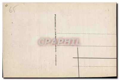 A Virgem do Bédarat — Bagnères-de-Bigorre — editor Ch. Alsaciennne, Strasbourg — Verso